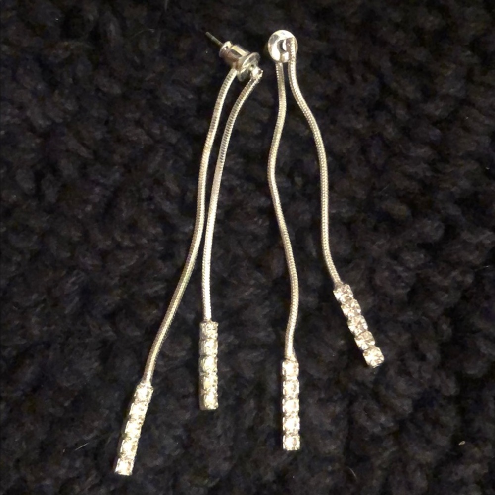 Silver earrings